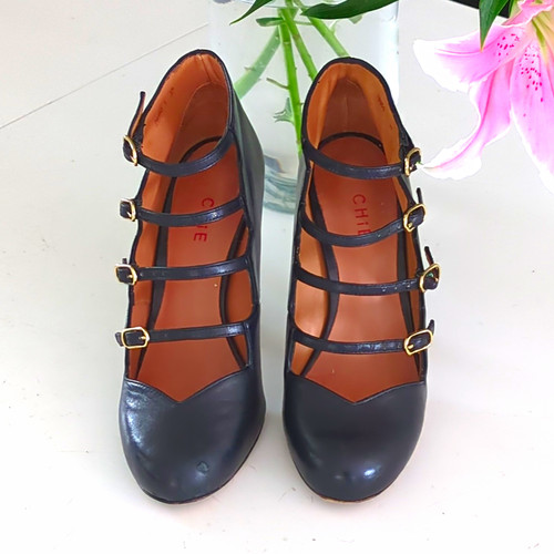 Chie mihara black - mihara, leather