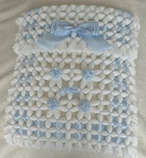 BABY BLANKET NEW HANDMADE POM