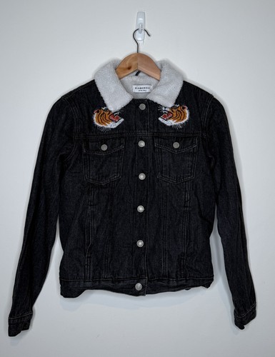 Glamorous tiger embroidered - tiger,
