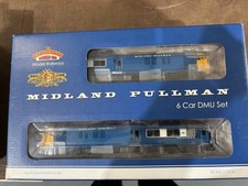 BACHMANN 31-256DC MIDLAND PULLMAN 6 CAR UNIT NANKING BLUE YELLOW ENDS DCC FITTED