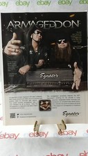 EGNATER GUITAR AMPLIFIERS PRINT AD  11 X 8.5 ARMAGEDDON