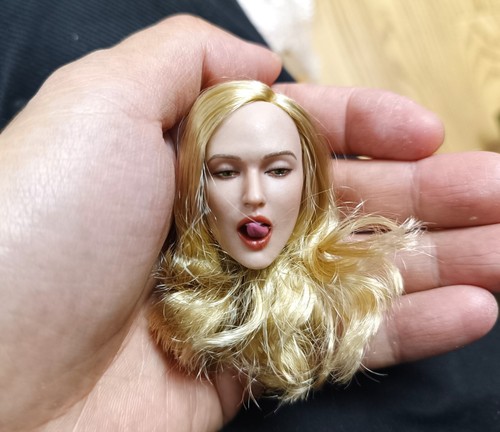 Female head sculpt - head, golden