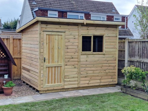 Shed pent workshop heavy duty - shed,
