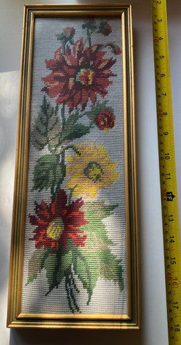 Vintage framed tapestry - framed,
