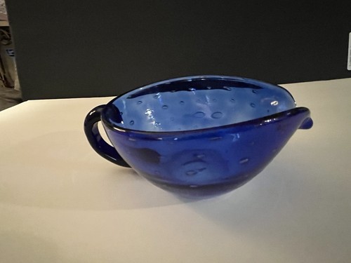 Vintage cobalt blue glass - cobalt,