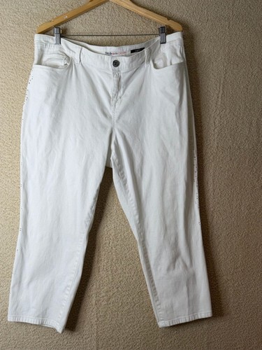 Style white studded side - &,