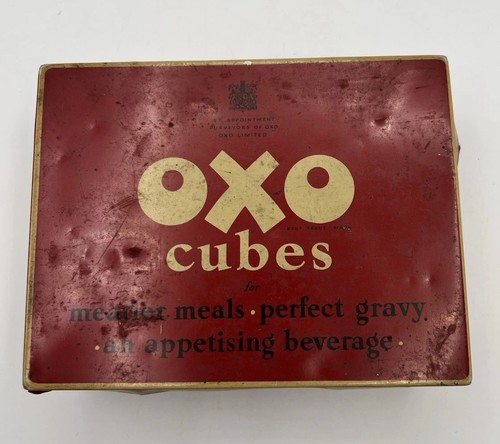 Oxo cubes collectable - oxo, red