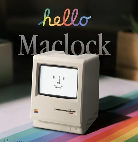 Retro maclock macintosh - maclock, alarm
