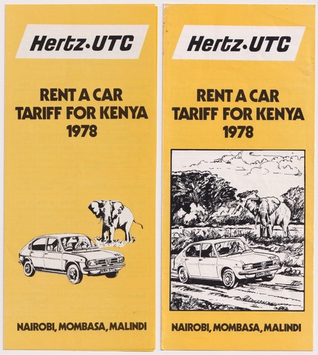 Kenya tourist travel brochure - travel,