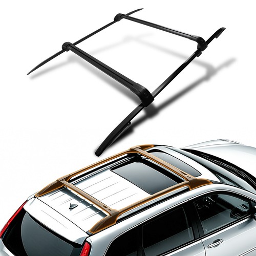 Black roof luggage rack - luggage, bar