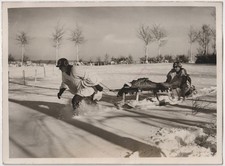 WW2 Original Press Photo Named US 9th Army Medics In The Snow Germany 1945 #U55