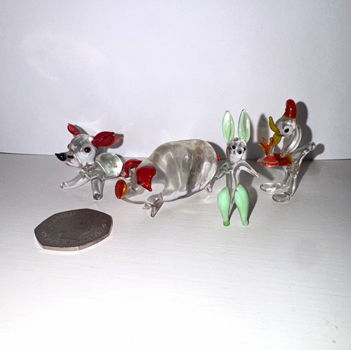 Vintage hand blown glass - blown,