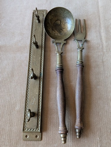 Vintage brass kitchen - brass, utensil