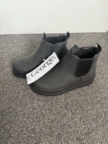Black suede effect - suede, chelsea