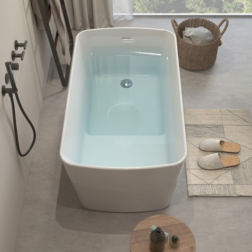 Freestanding bathtub with - 49",