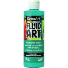 DecoArt Fluid Art Ready-To-Pour Acrylic Paint 8oz (236ml)