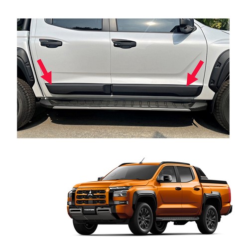 Black side molding - black,