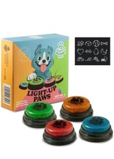 Dog Light Up Paws/ Teach Dog To Talk/ Voice Recorded Buttons 