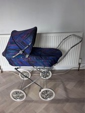 Silver Cross Hard-Bodied Vintage Pram - Marble Effect 
