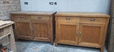 Habitat Olivia Freestanding Beech Kitchen Dining cupboard  x 2