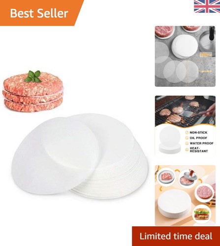 500 white wax coated burger - 500,