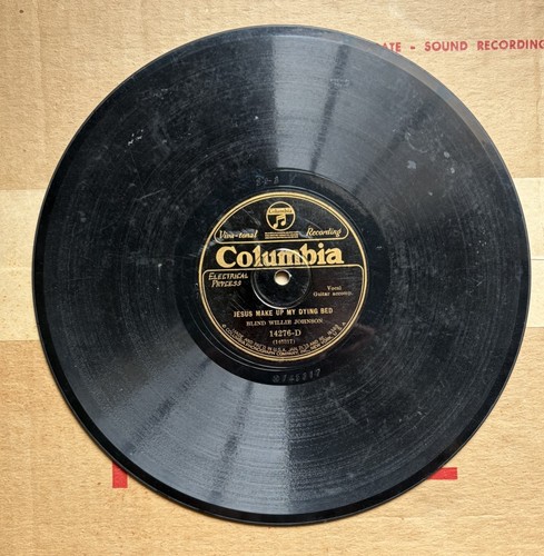 Blind willie johnson - blind, shellac