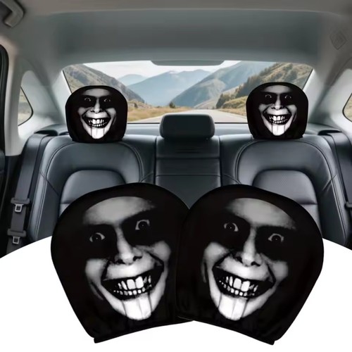 Halloween decor scary face - 2x,