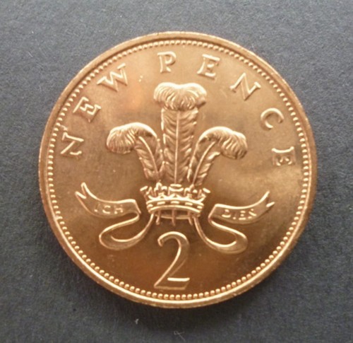 1971 new pence - pence, 2p