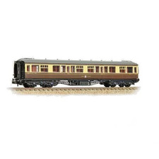Graham Farish 374-536B GWR Hawkesworth 3rd Class Corrid Coach GWR Choc/Cream NEW