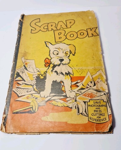 Vintage 1930s scrap book - 1930s,
