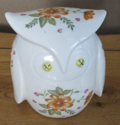 Vintage owl money box piggy - money,