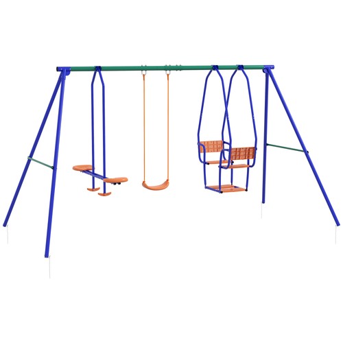 Outsunny kids swing set - outsunny,