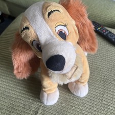 Genuine Disney Store Authentic 11” Soft Toy Plush Lady from Lady and the Tramp