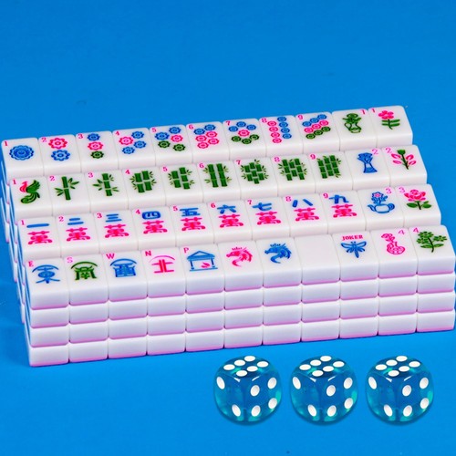 Pink mahjong tile set 2 - tile,