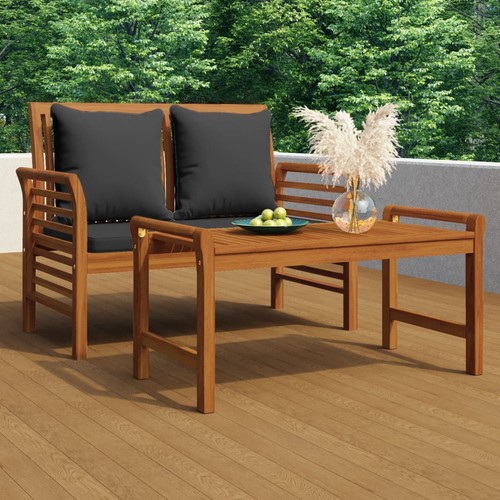 Piece garden lounge set with - 2,