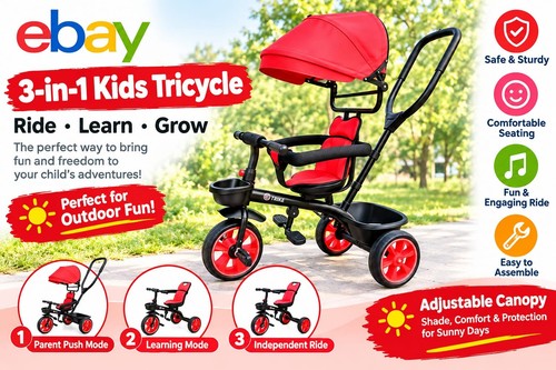Sturdy toddler tricycle with - sturdy,