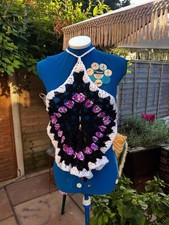 Hand Crochet halter Neck Boho Hippy Festival Ladies Top