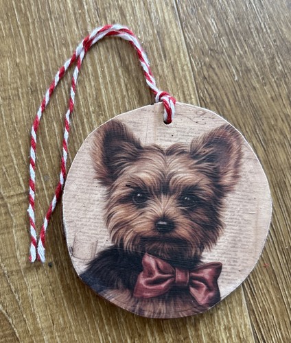 Yorkshire terrier dog wooden - yorkshire,
