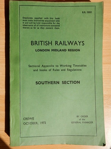 British railways lmr appendix - british,