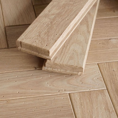 Tumbled oak parquet 4v - tumbled,
