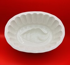 Vintage Maling Ceramic Sea Shell Jelly Mould E7 - 2 Pint in Excellent Condition