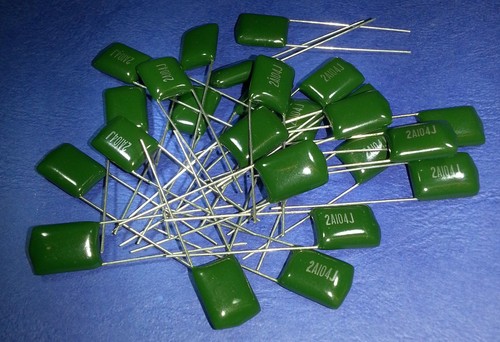 100nf polyester film capacitor - polyester,