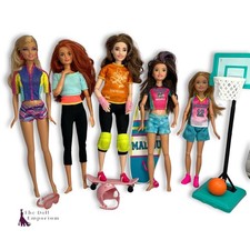 Barbie, Friends & Sisters - Sports Bundle: MTM, Skateboarder, Surfer, Basketball