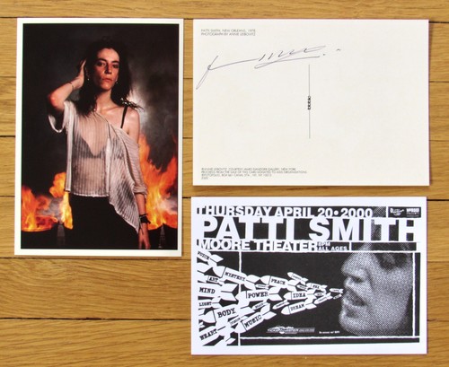 Signed patti smith new - patti,