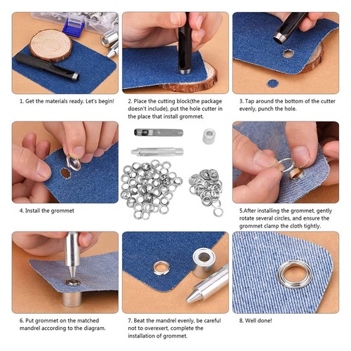 Grommet tool kit 100 - 100, set