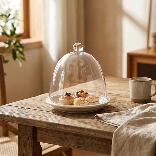 Clear cake dome - cake,