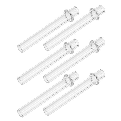 Pcs glass wick holder tubes - 6,