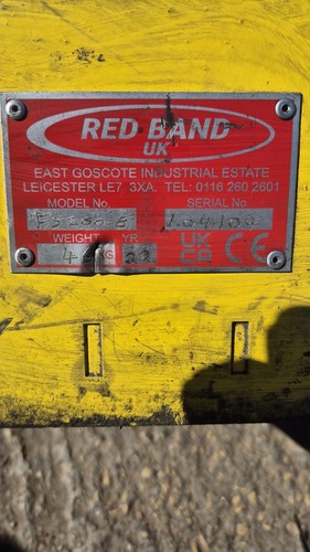 Red band floor scabbler - floor,