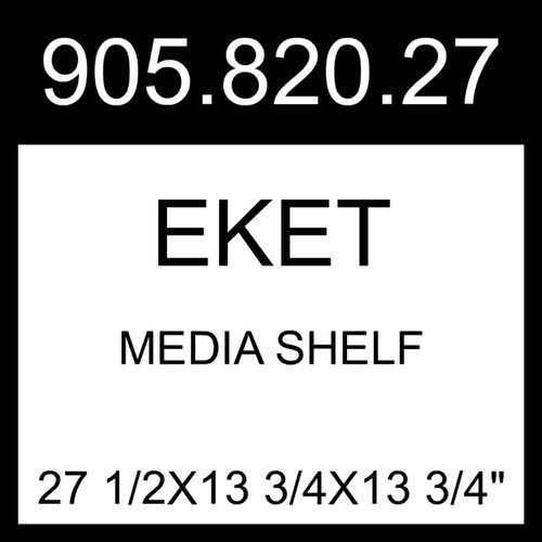 Ikea eket media shelf - ikea,