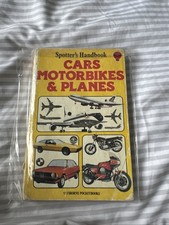 Vintage Spotters Handbook to Cars Motorbikes & Planes ~ Usborne guides 1980